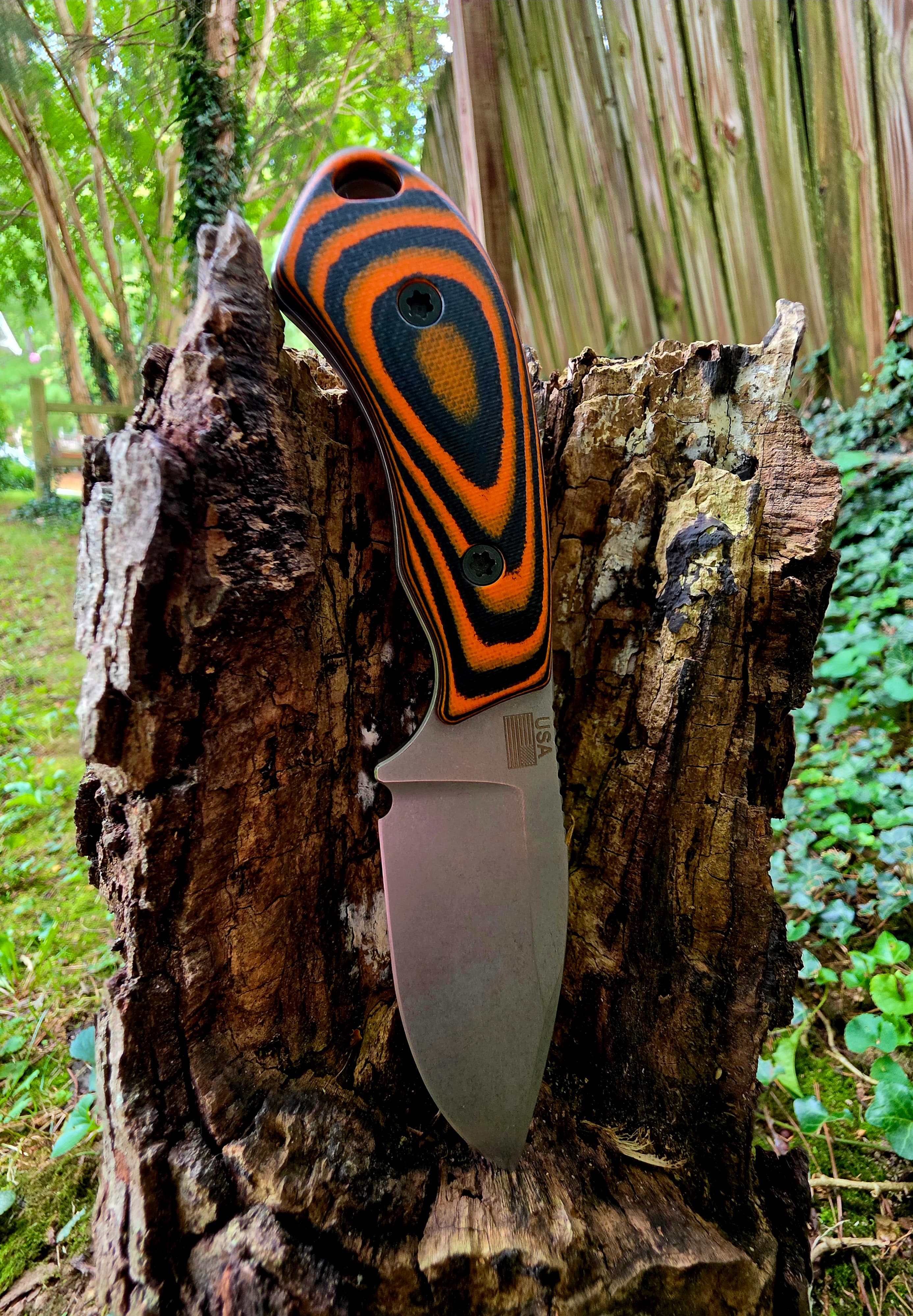 Wildcat - Orange and Black G10 · MagnaCut · EDC, view 5